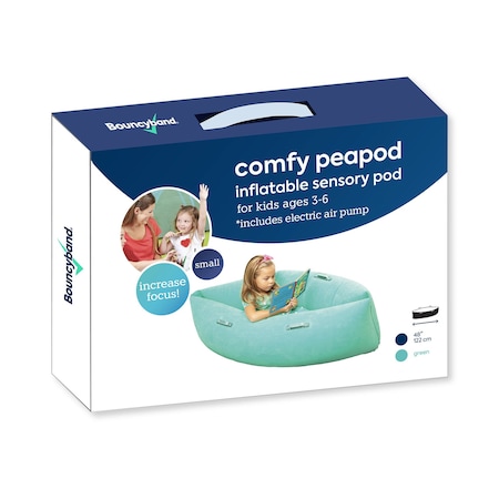 Comfy Peapod Inflatable Sensory Pod, 48in, Ages 3-6, Green
